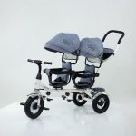 Playtime tricikl za dvoje dece Twins sa rotirajućim sedištem