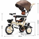 Playtime tricikl za decu sa tendom i rucicom za guranje 449 - Slika 3