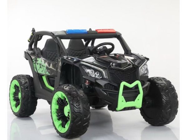 aristom-322-blackgreen-800x600-1-e1758635632408 Dvosed za decu – 4 motora, daljinsko upravljanje - Slika 1
