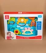 Set zvečki i glodalica 1109 – Dinosaur Rattles (5 komada) (3–36 meseci) - Slika 2