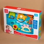 Set zvečki i glodalica 1109 – Dinosaur Rattles (5 komada) (3–36 meseci)