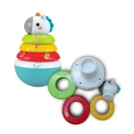 Roly-Poly Unicorn 3136 – 3u1 klackalica, slagalica i zvečka (3–36 meseci) - Slika 4