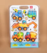 Set građevinskih vozila 326 – 5 autića (bager, kamion, mešalica, traktor i prikolica) - Slika 3