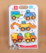 Set građevinskih vozila 326 – 5 autića (bager, kamion, mešalica, traktor i prikolica) - Slika 2