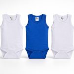 Bebi bodi 3-pack-bela-tamno plava
