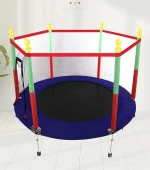 Dečija trambolina sa mrežom – Mini igraonica za bezbednu zabavu kod kuće (3 boje) - Slika 4