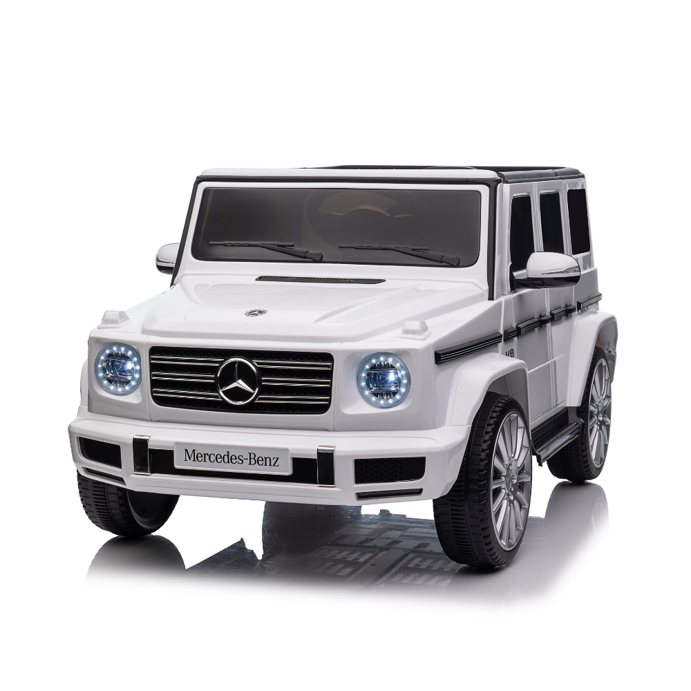 deciji-auto-na-akumulator-beli (1) Dečiji auto Mercedes G500 - Slika 1