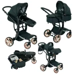 Kolica za bebe Kidilo G10-C 3 u 1 - Slika 3