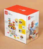 Montesori igračka HE795800 – Saksija sa cvetićima i šargarepama (Explore Potted Plant) (12–36m) - Slika 4