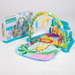 Muzička podloga za bebe sa lukom, igračkicama i klavirom – model 518A-25 (na baterije)